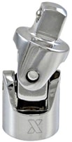 MAXIMUM 1/2-in Drive Universal Joint Socket, CRV, Nickel-Chrome Plating H1