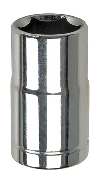 MAXIMUM 1/4-in Drive Assorted Sizes Regular Socket, 6-Point, Nickel-Chrome Plating L8