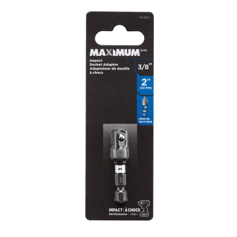 MAXIMUM 2-in Socket Adaptor, 3/8-in D3