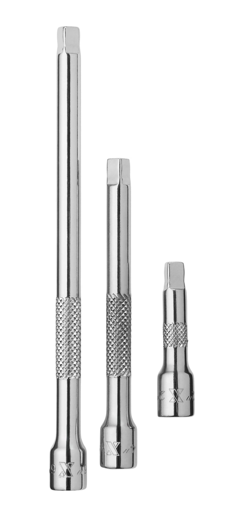 MAXIMUM 3 Piece 1/4" Drive Wobble Extension Bar Set H8