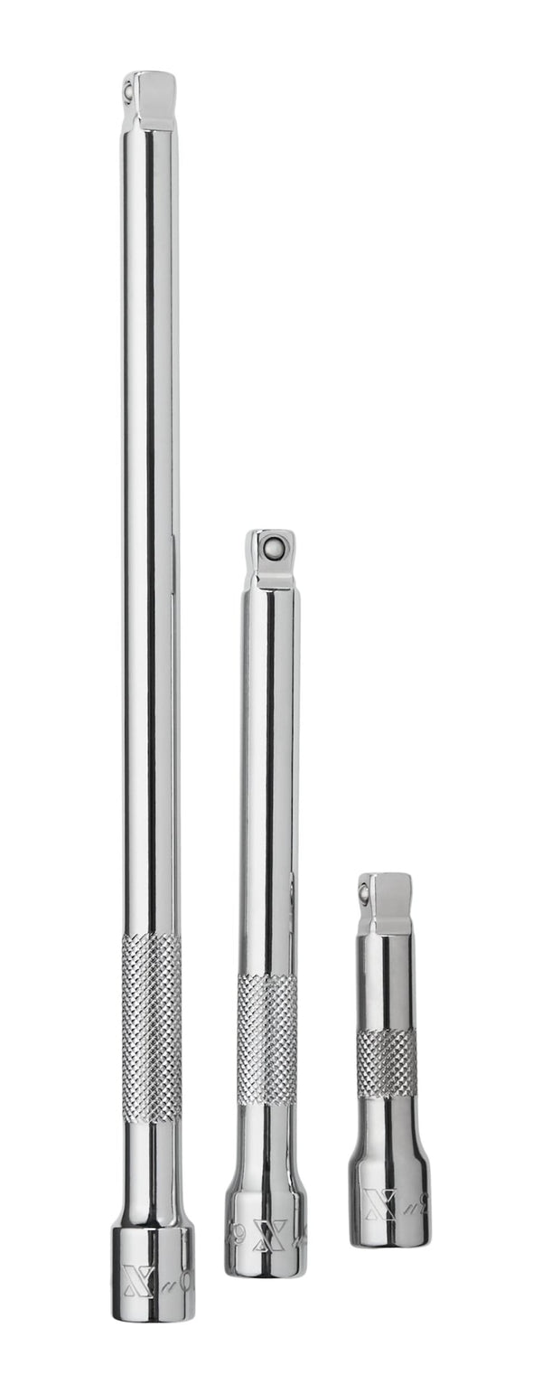 MAXIMUM 3 Piece 3/8" Drive Wobble Extension Bar Set C7
