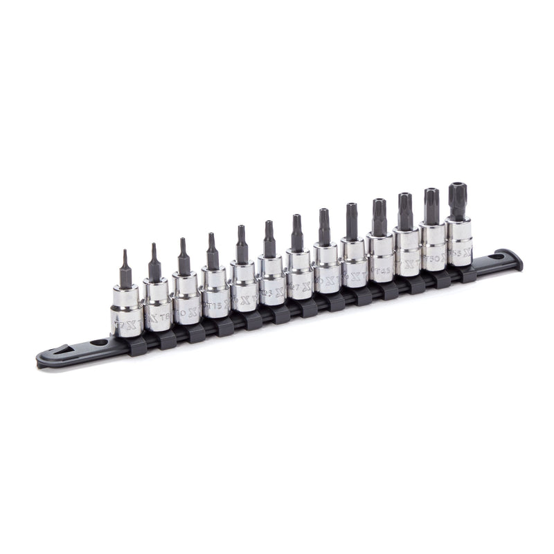 MAXIMUM 3/8-in Drive Tamper Proof Torx Bit Socket Set, Heat-Treated, 13-pc I0