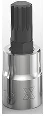 MAXIMUM 3/8-in Drive Triple Square Socket, Hex Bit Y4