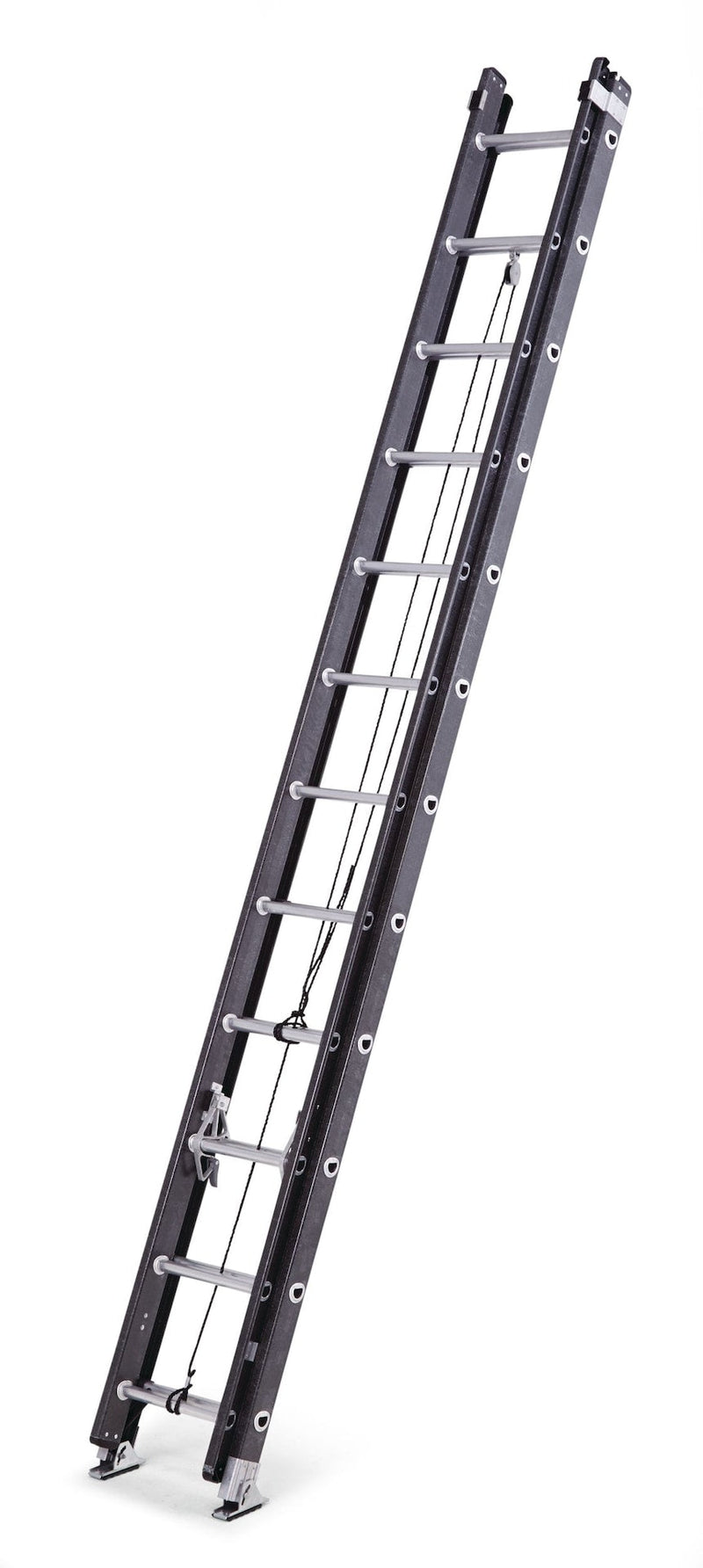 MAXIMUM Grade 1 Fiberglass Extension Ladder, 250-lb, 24-ft N9