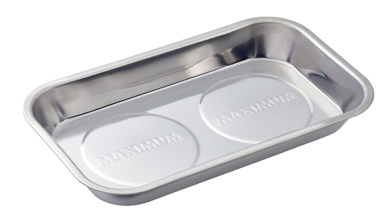 MAXIMUM Magnetic Tool Rectangle Tray/Holder, Stainless Steel D0