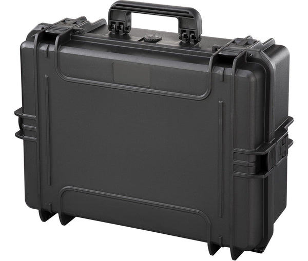 MAXIMUM Portable IP67 Waterproof Case/Tool Box with Foam Layers, Black, Large, 22-in O2
