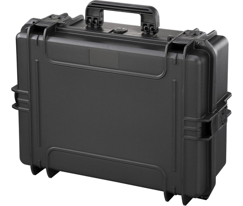 MAXIMUM Portable IP67 Waterproof Case/Tool Box with Foam Layers, Black, Large, 22-in O2