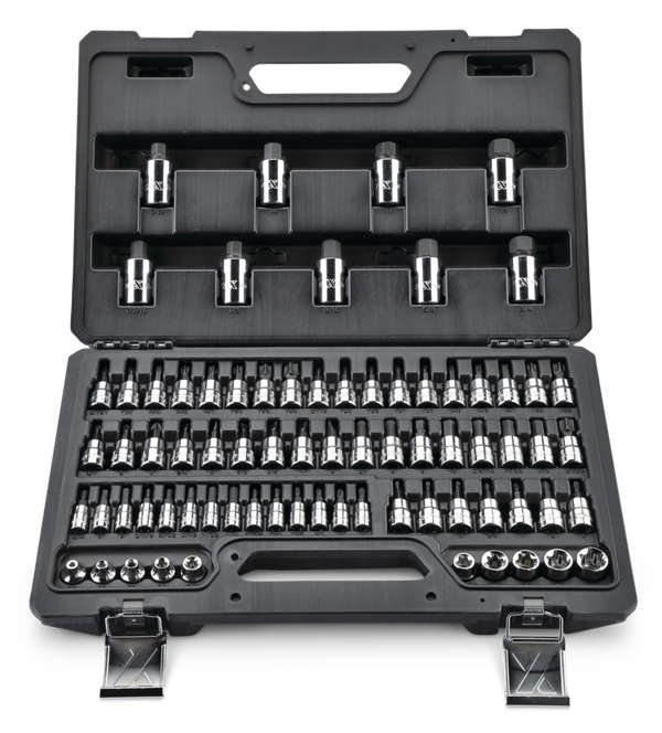MAXIMUM Professional Grade Bit Socket Set, 75-pc N4