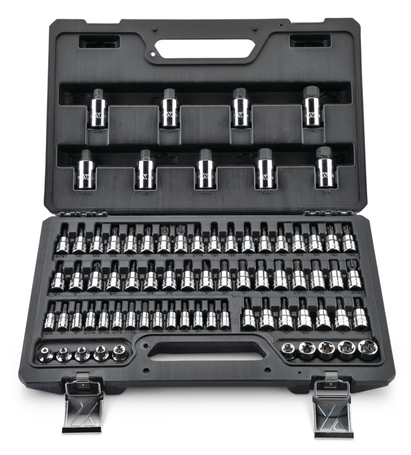 MAXIMUM Professional Grade Bit Socket Set, 75-pc N4