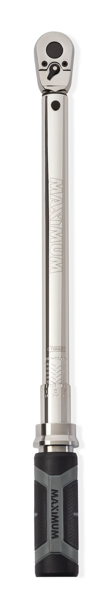 MAXIMUM Torque Wrench, 3/8-in Drive, 20-100 ft-lb E8