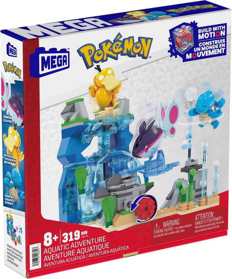 Mega Pokémon Adventure Builder Aquatic Adventure Toy Building Set, 319-pc P9