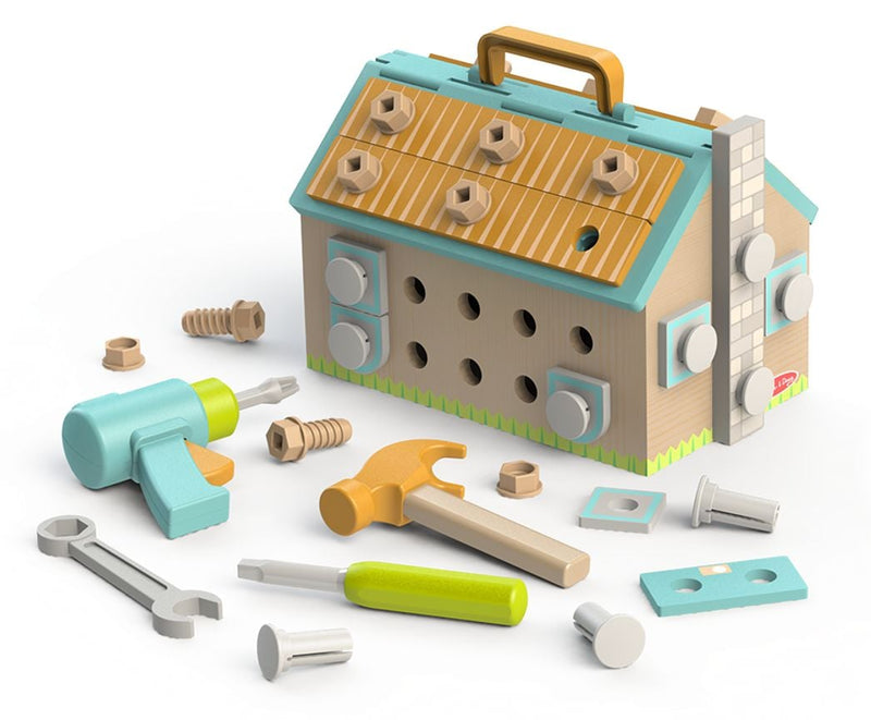 Melissa and Doug Build-a-House Playset G4