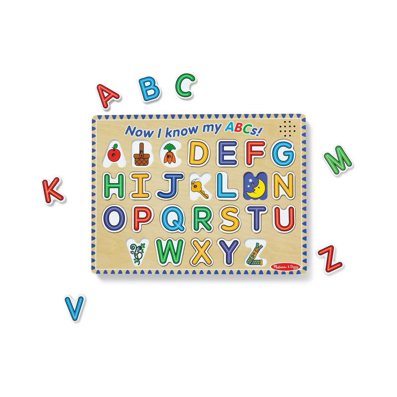 Melissa & Doug Alphabet Sound Puzzle Playset, Ages 3+ N2