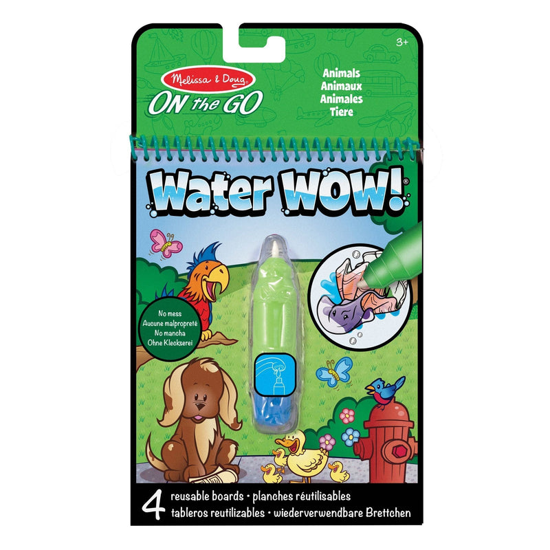 Melissa & Doug On the Go Water Wow! Reusable Water-Reveal Activity Pad - Animals Y2