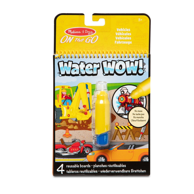 Melissa & Doug On the Go Water Wow! Reusable Water-Reveal Activity Pad - Vehicles R0