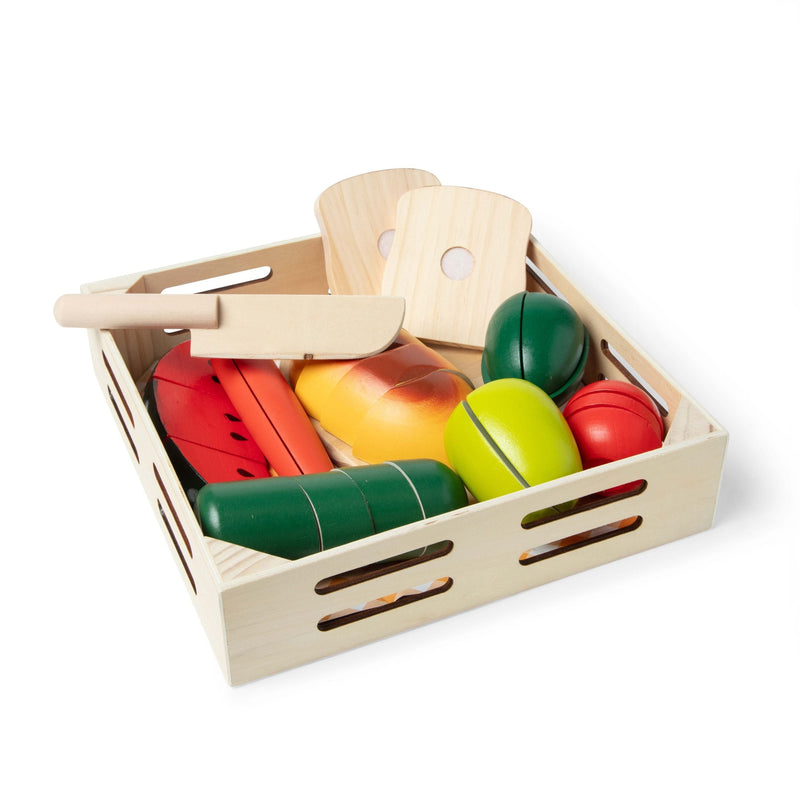 Melissa & Doug Wooden Cutting Food Playset, Ages 3+ K7