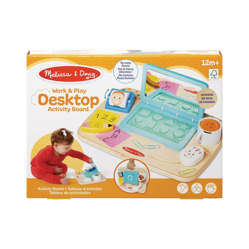 Melissa & Doug Wooden Work & Play Desktop J9