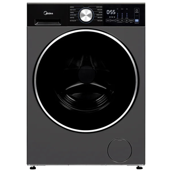 Midea 3.1 cu ft. Graphite Steel Front Load Washer with Quick Wash Option J4