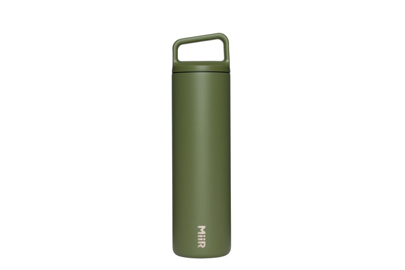 MiiR Wide Mouth Stainless Steel Insulated Travel Water Bottle, Evergreen, 20-oz B7
