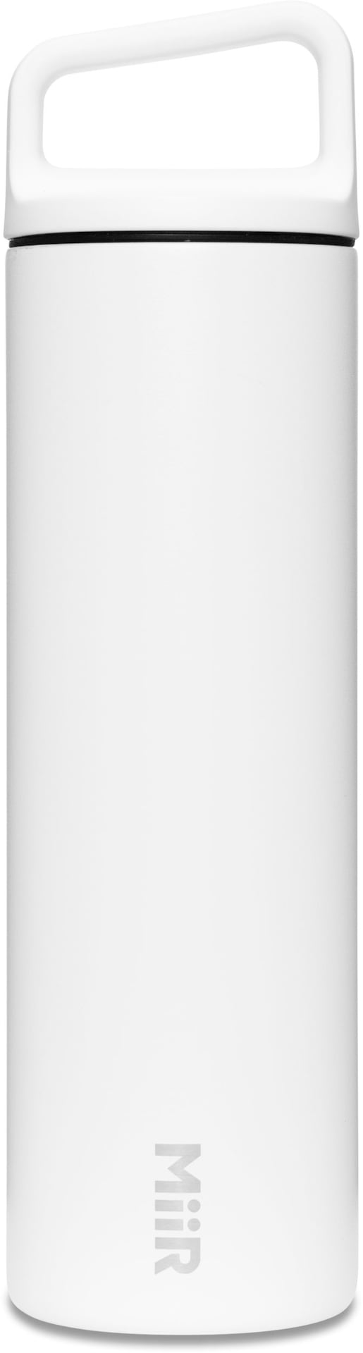 MiiR Wide Mouth Stainless Steel Insulated Travel Water Bottle, White, 20-oz W1