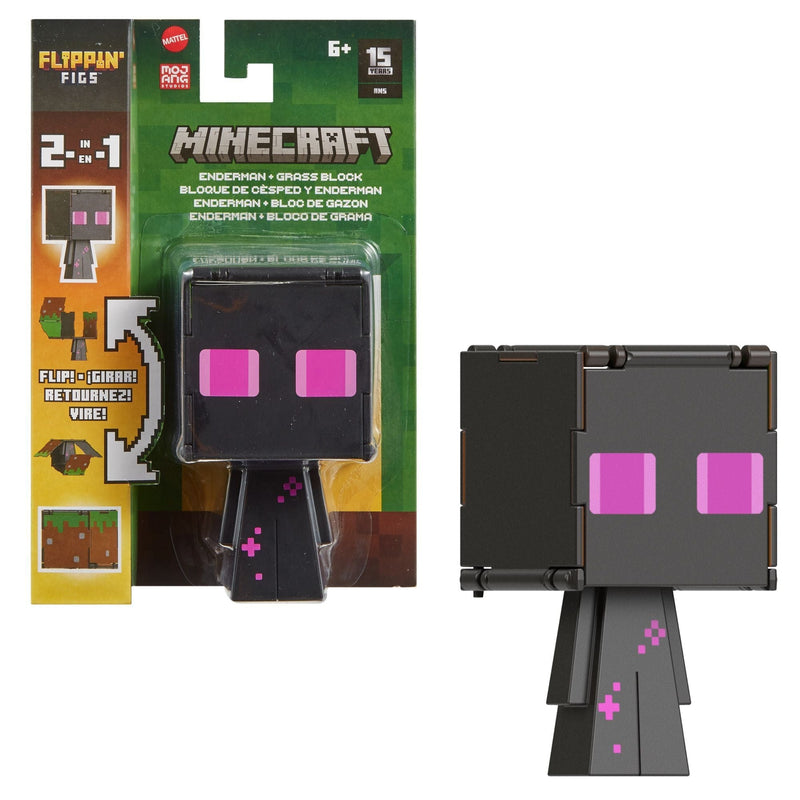 Minecraft Flippin' Figs Collectible Figures, Various Characters T2