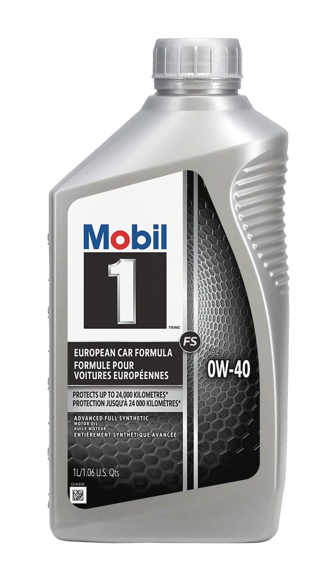 Mobil 1 0W40 Synthetic Engine Oil, 1-L H7