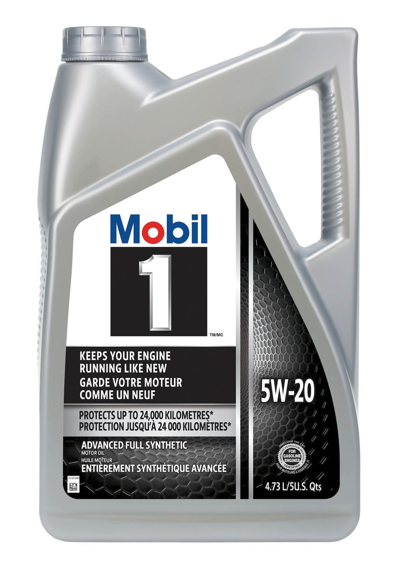Mobil 1 5W20 Synthetic Engine/Motor Oil, 4.73-L V5