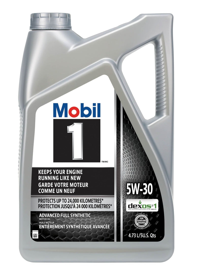 Mobil 1 5W30 Synthetic Engine/Motor Oil, 4.73-L J5