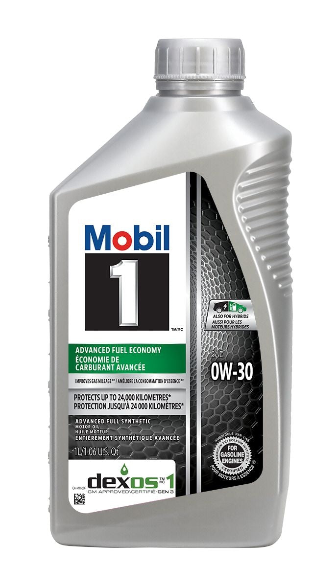 Mobil 1 Advanced Fuel Economy 0W30 Synthetic Engine/Motor Oil, 1-L R5