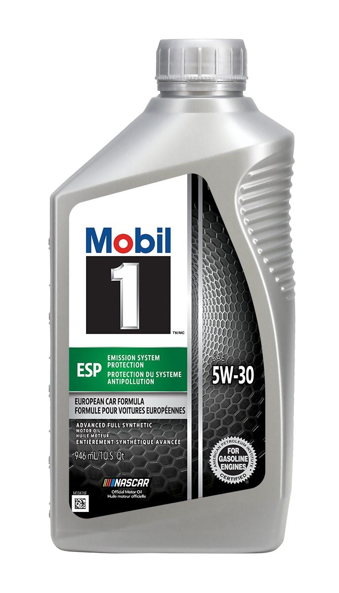 Mobil 1 ESP Emission System Protection 5W30 Synthetic Engine/Motor Oil, 946-mL F6