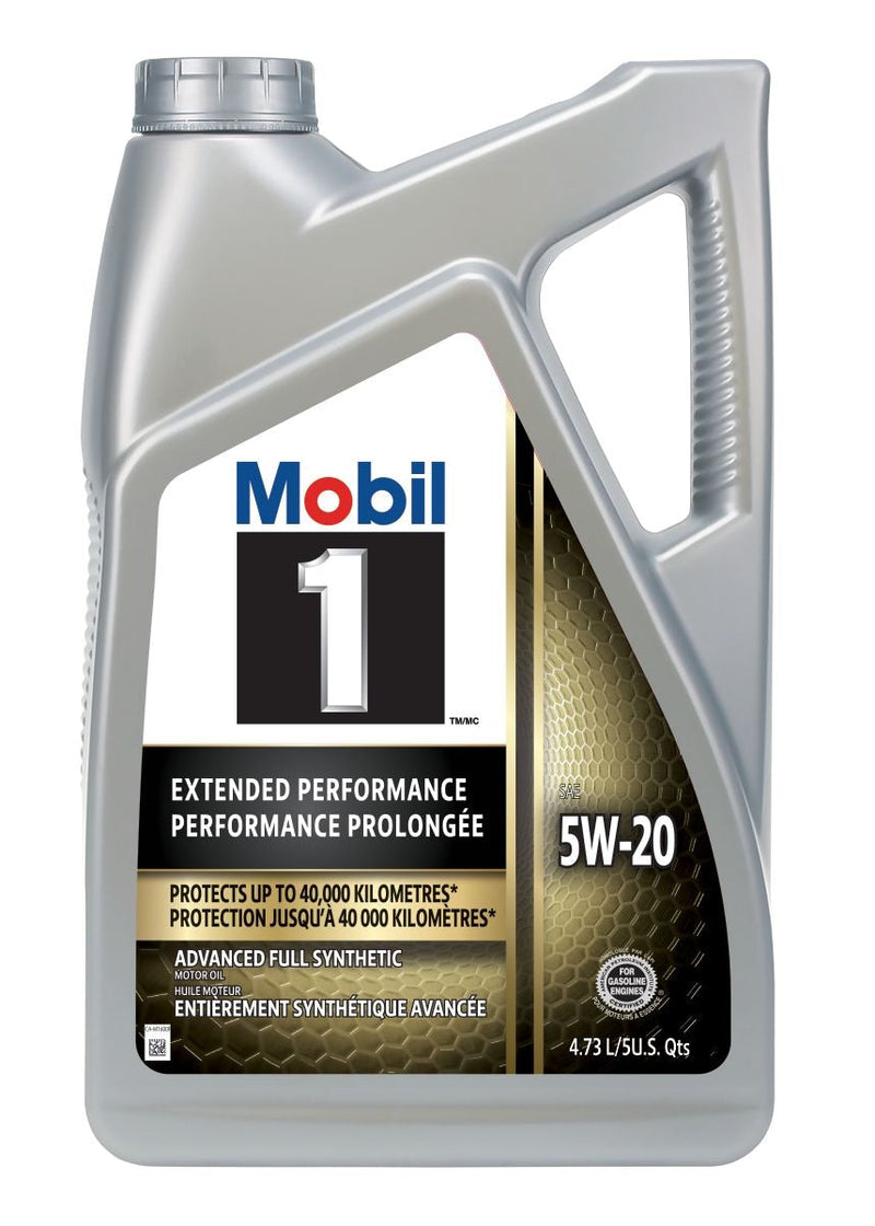 Mobil 1 Extended Performance 5W20 Synthetic Engine/Motor Oil, 4.73-L J8