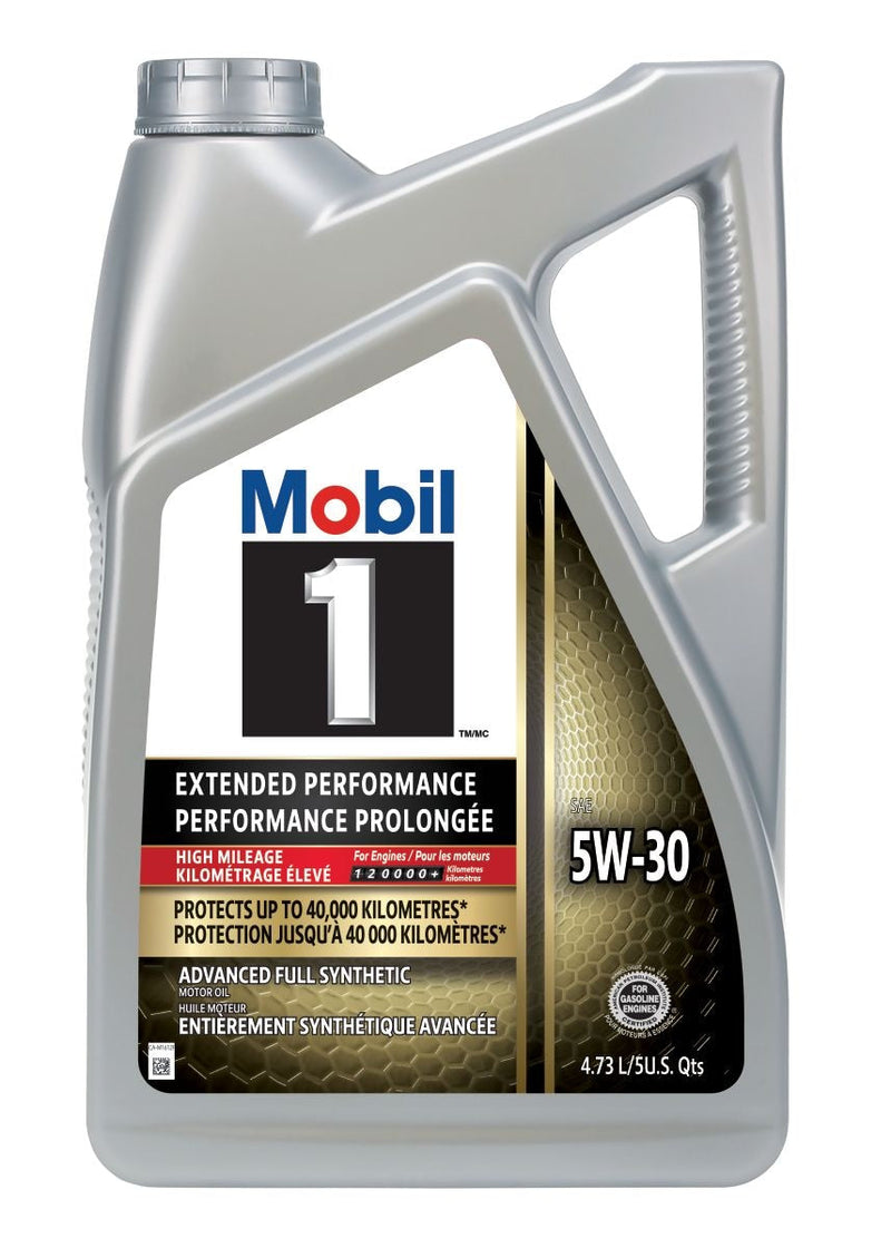 Mobil 1 Extended Performance High Mileage 5W30 Synthetic Engine/Motor Oil, 4.73-L Y5
