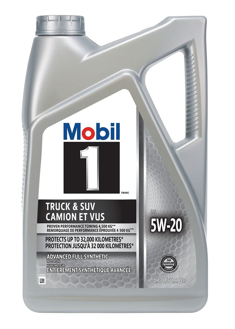 Mobil 1 Truck & SUV 5W20 Synthetic Engine/Motor Oil, 4.73-L D9