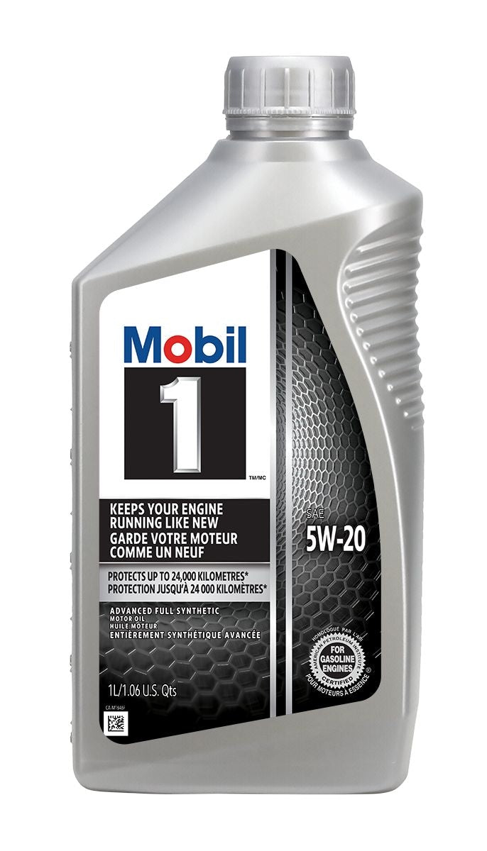 Mobil 15W20 Synthetic Engine/Motor Oil, 1-L R1