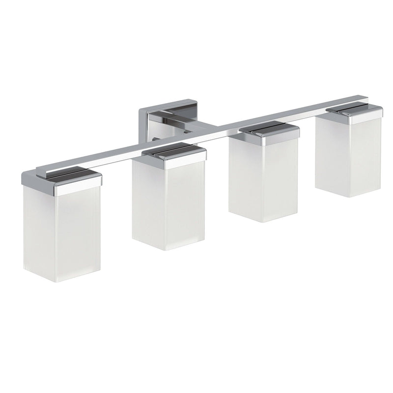 Moen 90-Degree Vanity Lighting Fixture, Chrome, 4-L N5