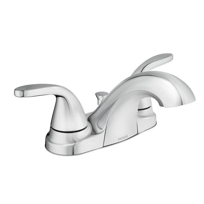 Moen Adler Double Handle Bathroom Faucet, Chrome F7