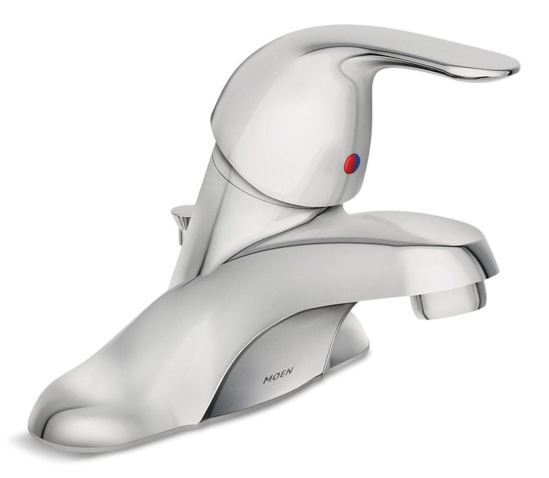 Moen Adler Single Handle Bathroom Faucet, Chrome H6