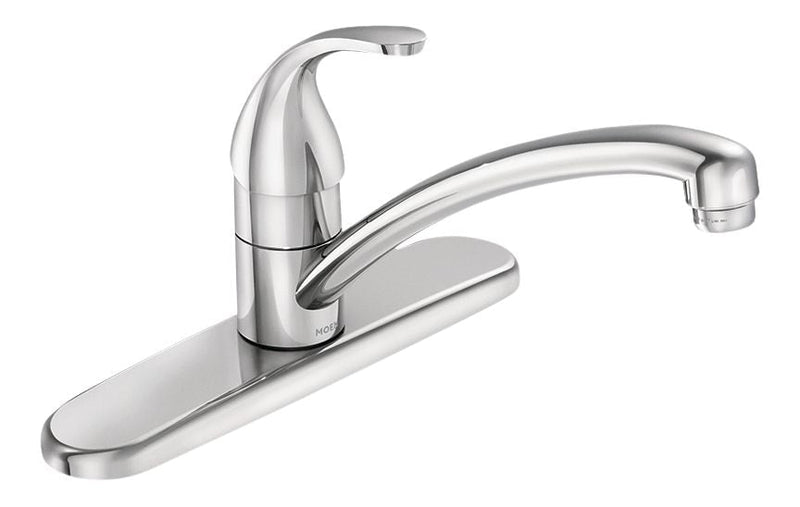 Moen Adler Single Handle Kitchen Faucet, Chrome F4