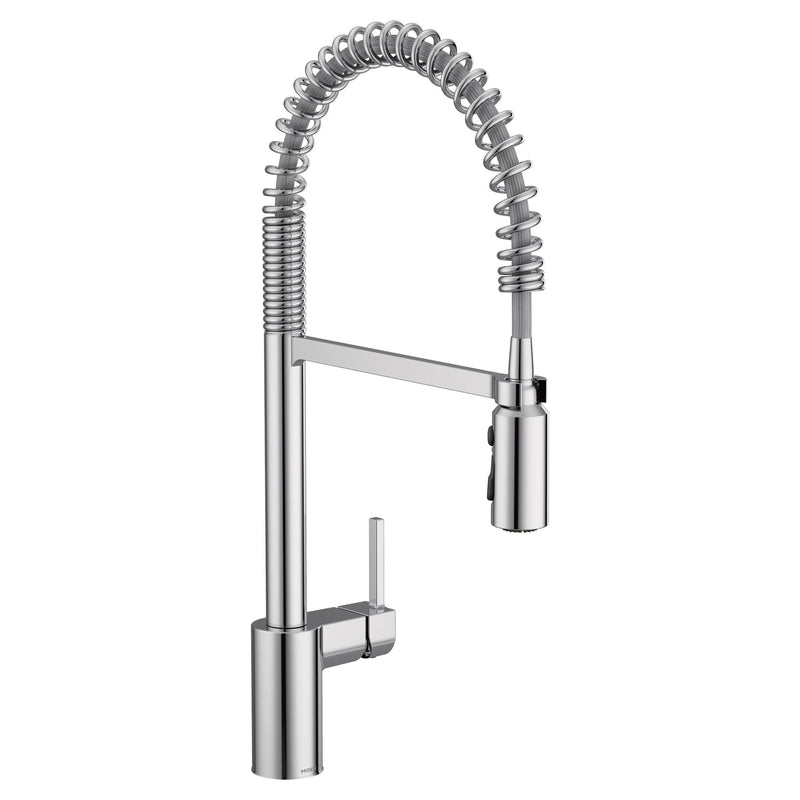 Moen Align Single Handle High Arc Pull Down Sprayer Kitchen Faucet, Chrome E9