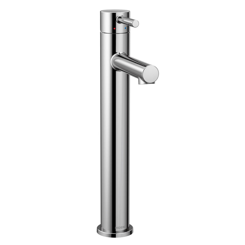 Moen Align Single Handle High Arc Vessel Single Hole Bathroom Sink Faucet, WaterSense Certified, Chrome D6