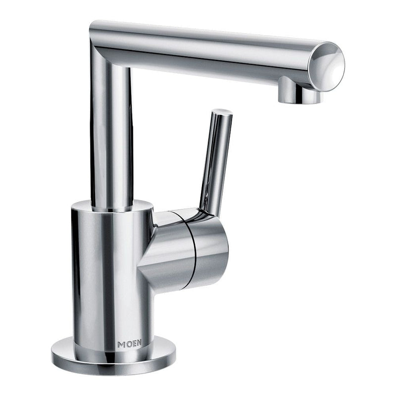 Moen Arris Single Handle Single Hole Bathroom Sink Faucet, WaterSense Certified, Chrome Z6