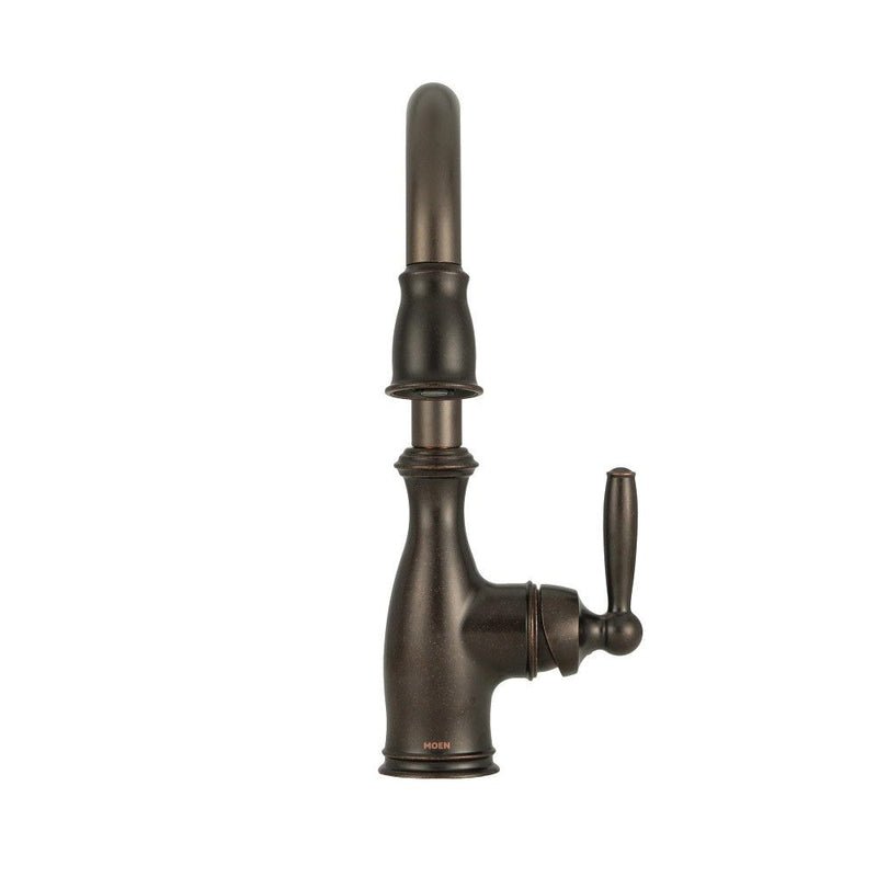 Moen Brantford Single Handle High Arc Pull Down Sprayer Kitchen Faucet with Power Clean, Oil Rubbed Bronze X5