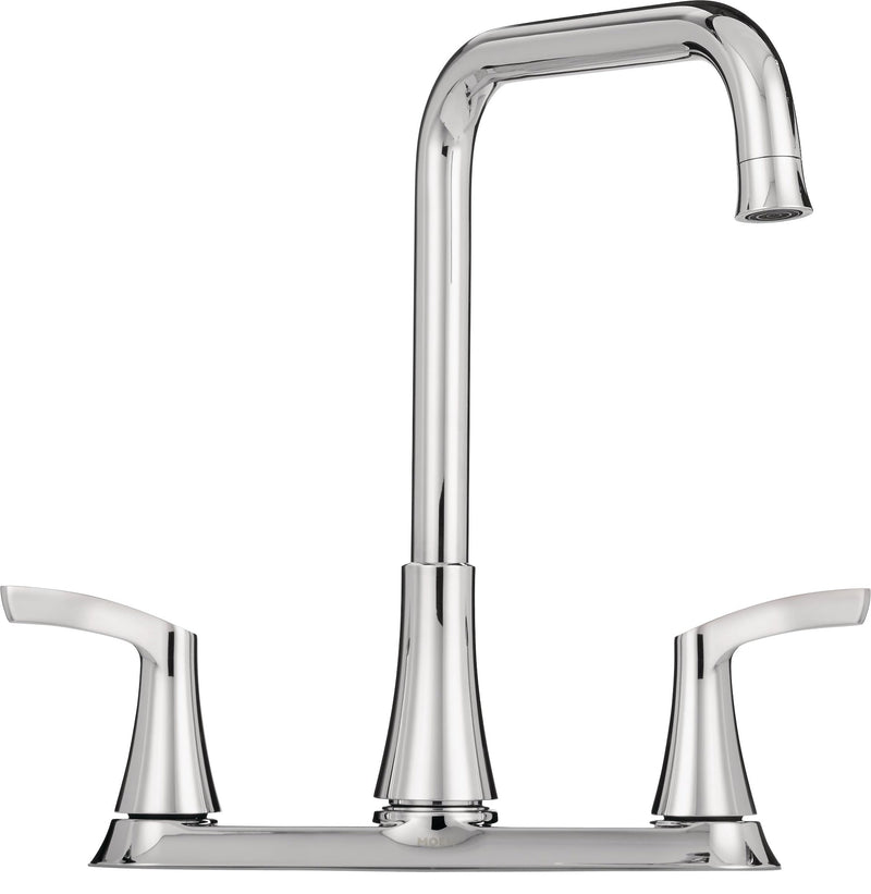 Moen Danika Double Handle Kitchen Faucet, Chrome X9