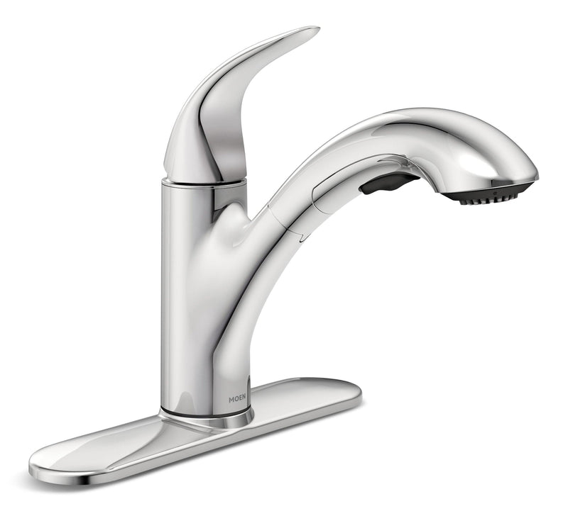 Moen Medina Single-Handle Pull-Out Kitchen Faucet, Chrome T6