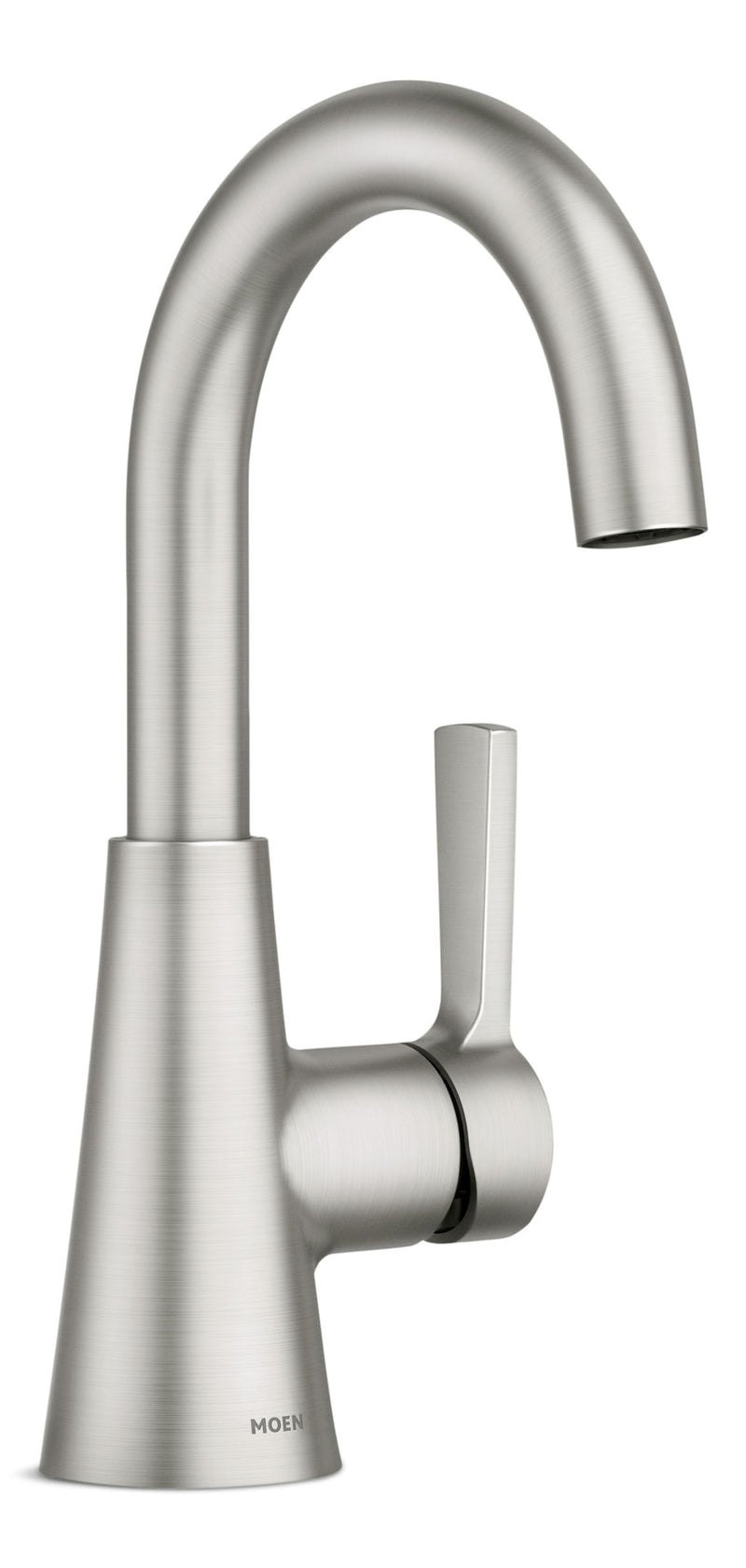 Moen Mikah Single Handle Bathroom Faucet, Spot Resist Brushed Nickel P0