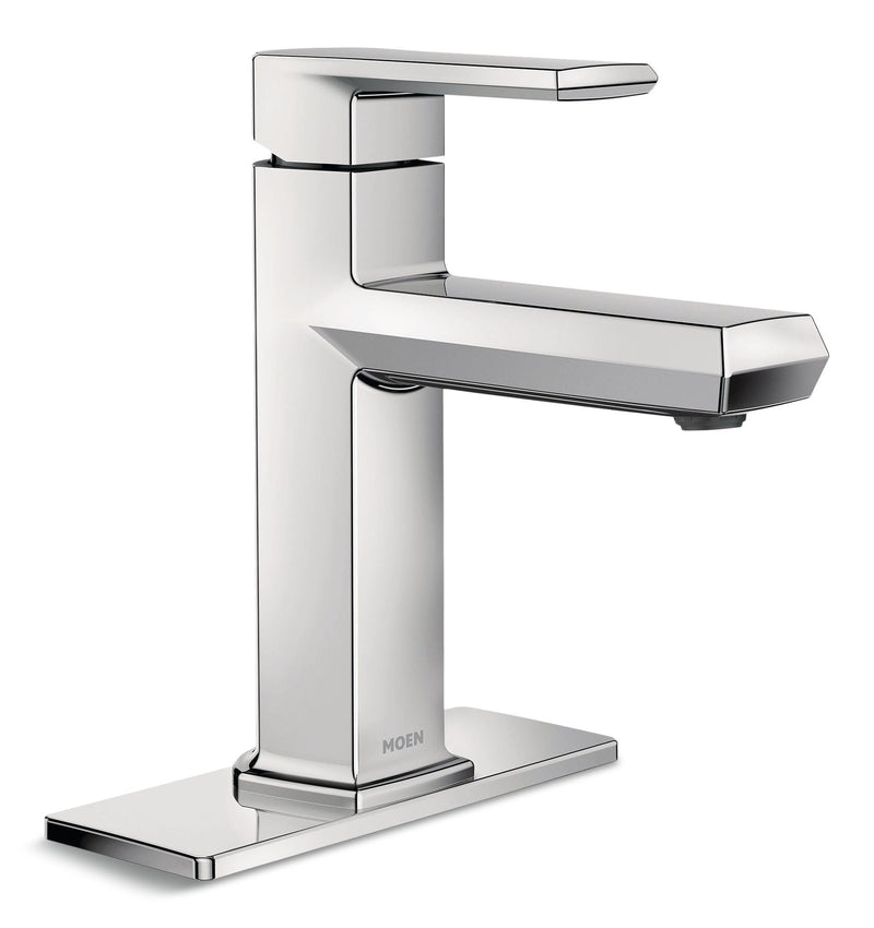 Moen Neese Single Handle Bathroom Faucet, Chrome Z0