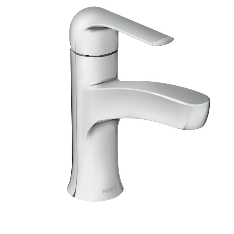 Moen Tilson Single-Handle Chrome Bathroom Lavatory/Bathroom Sink Faucet Y3