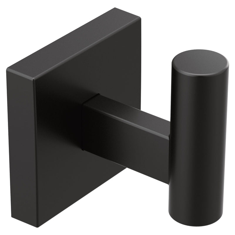 Moen Triva Single Robe Hook, Matte Black S3