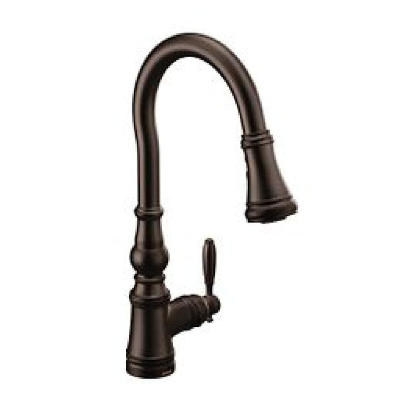 Moen Weymouth Single Handle Pull Down Kitchen Faucet, Various Finishes J8