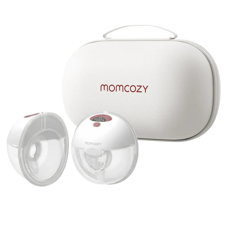 Momcozy Smart Breast Pump + Milk Storage Bags + Breast Pump Wipes F1